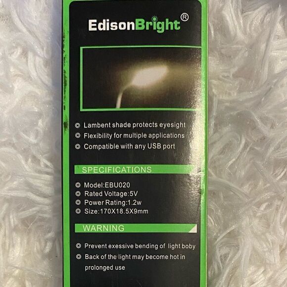 *NIB* EdisonBright USB Powered LED Light - Picture 3 of 5